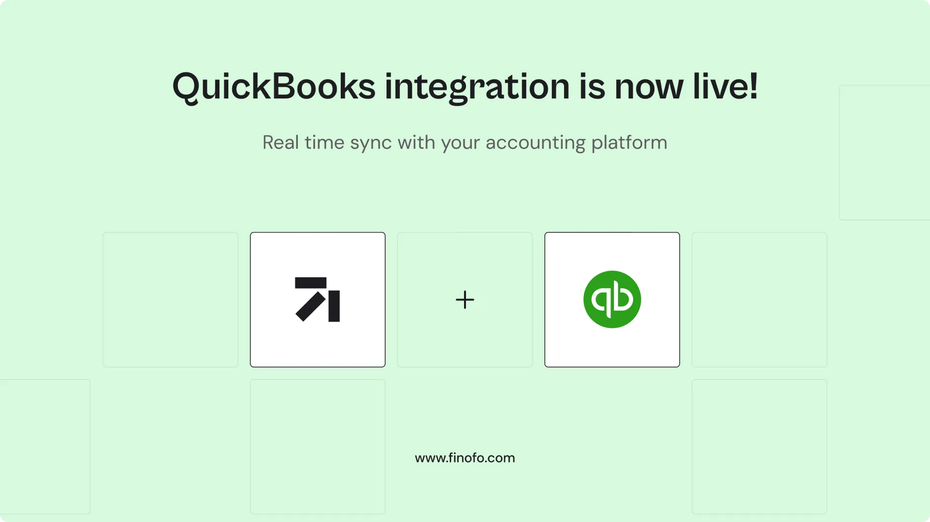 Finofo - QuickBooks Online Integration is now live!