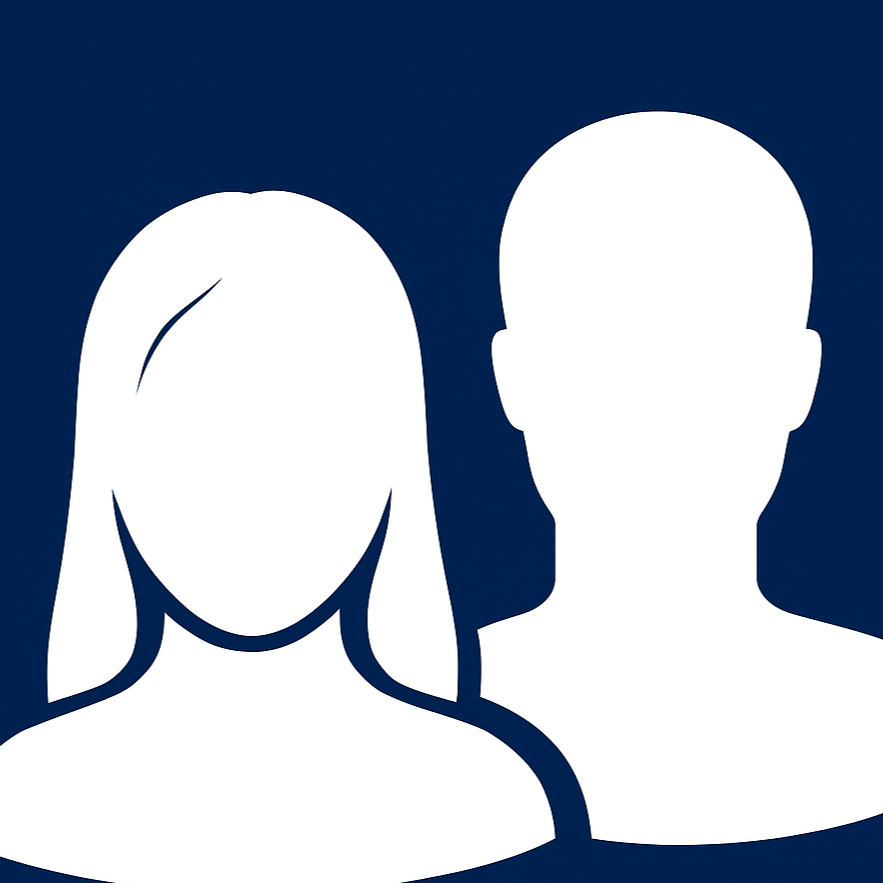silhouette icon of team-member