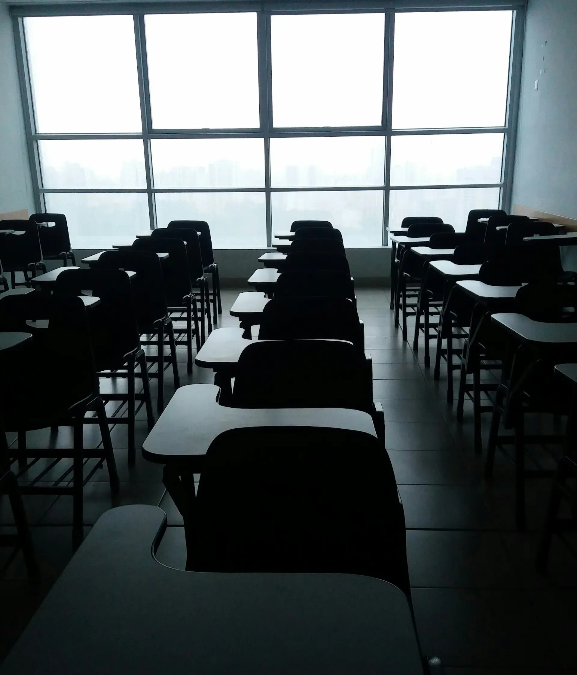 An empty classroom
