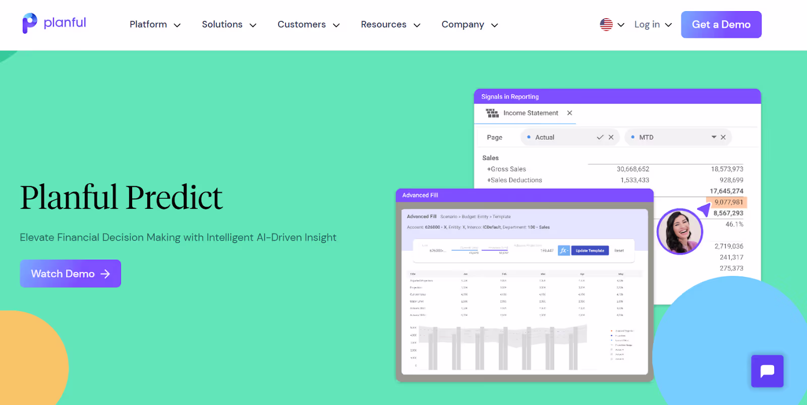 Planful Dashboard