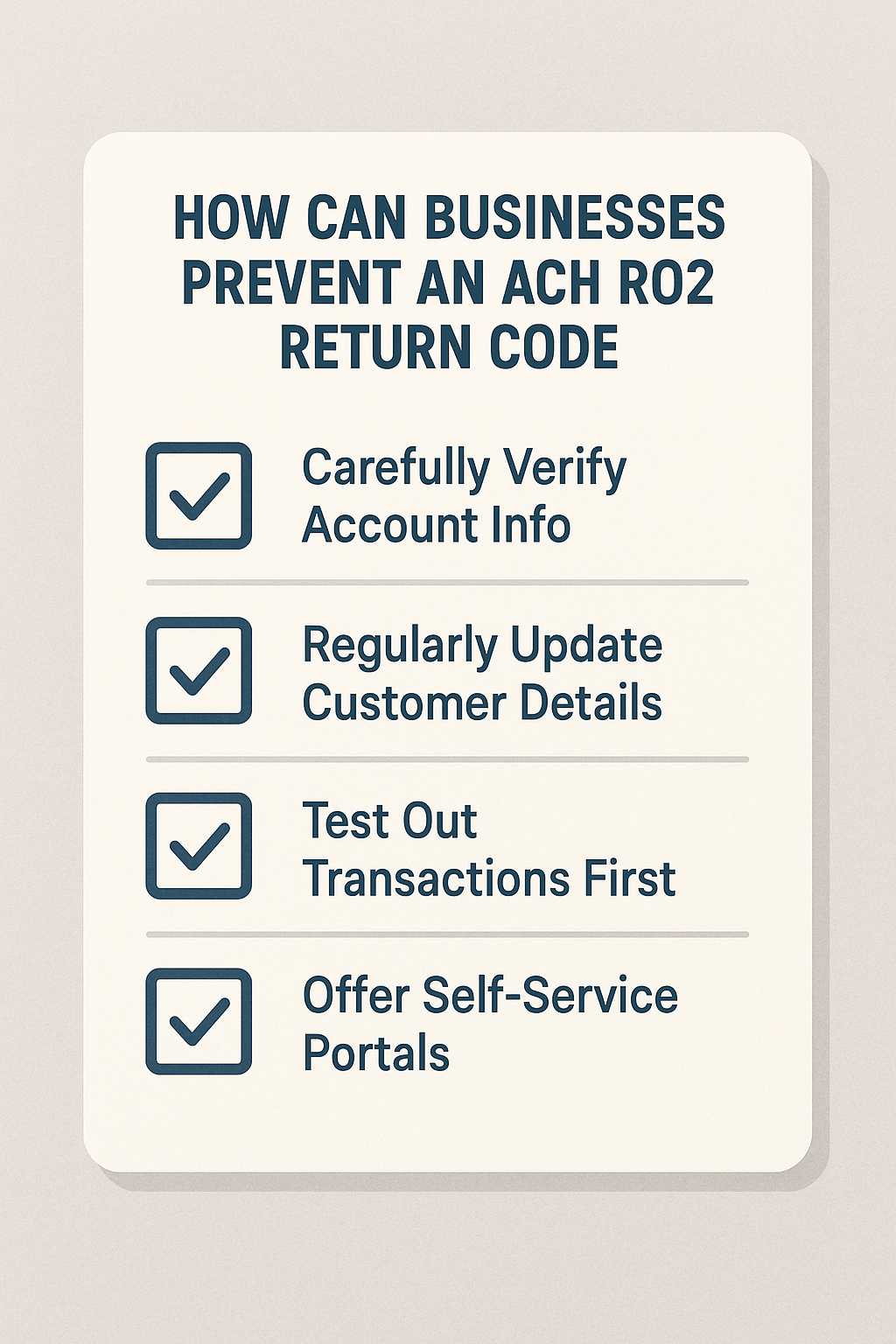How Can Businesses Prevent ACH R02 Return Codes