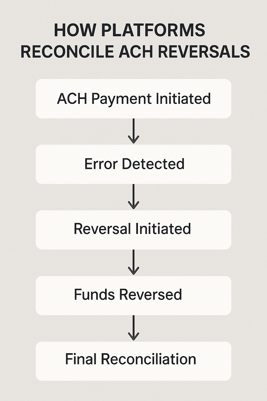 How Platforms Reconcile ACH Reversals