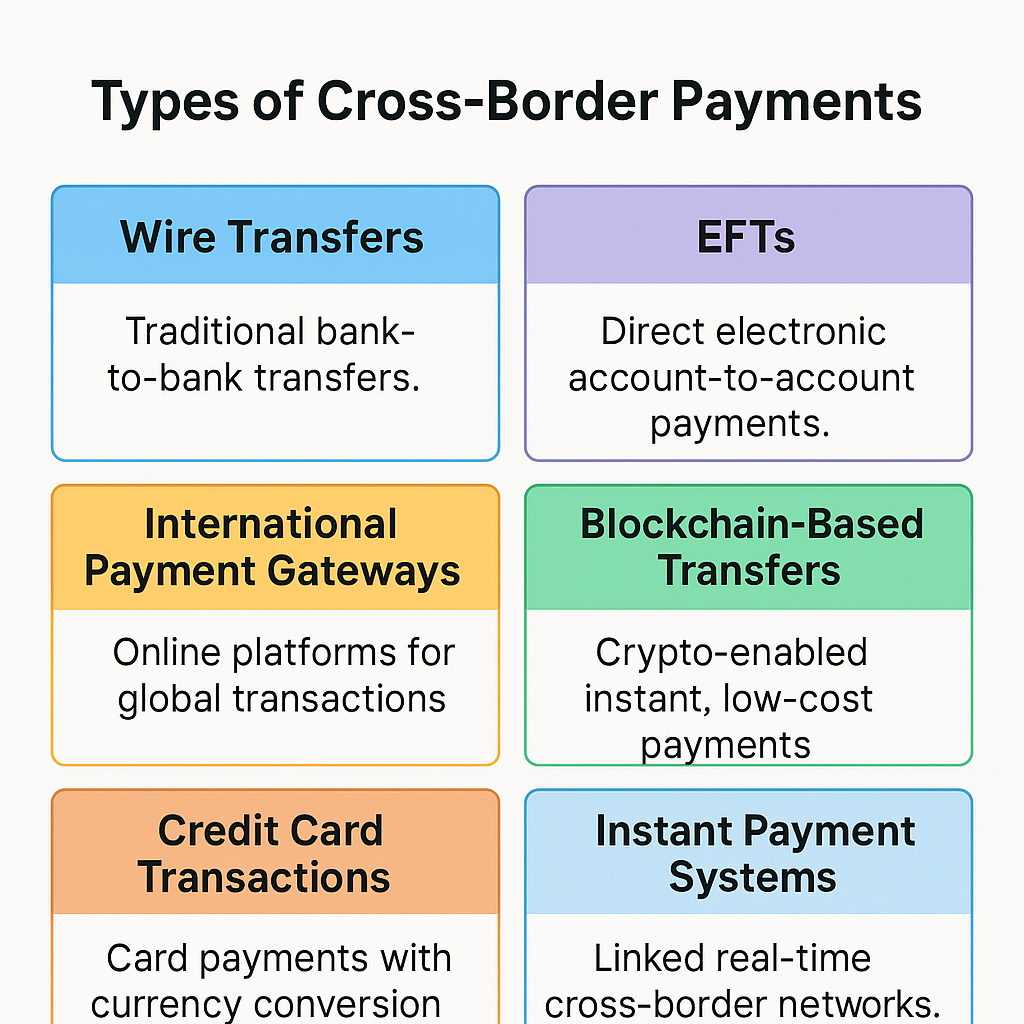 Types of Cross Border Payments