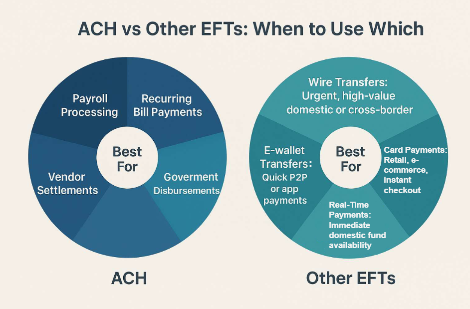 ACH vs Other EFTs: When to Use Which 