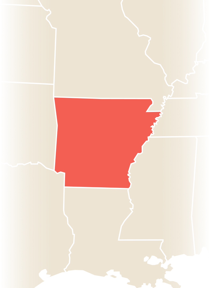 Arkansas state outline