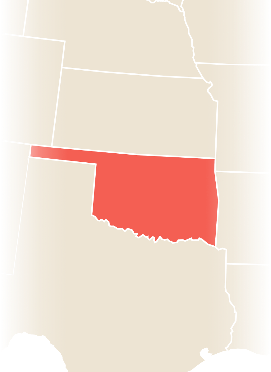 Oklahoma state outline