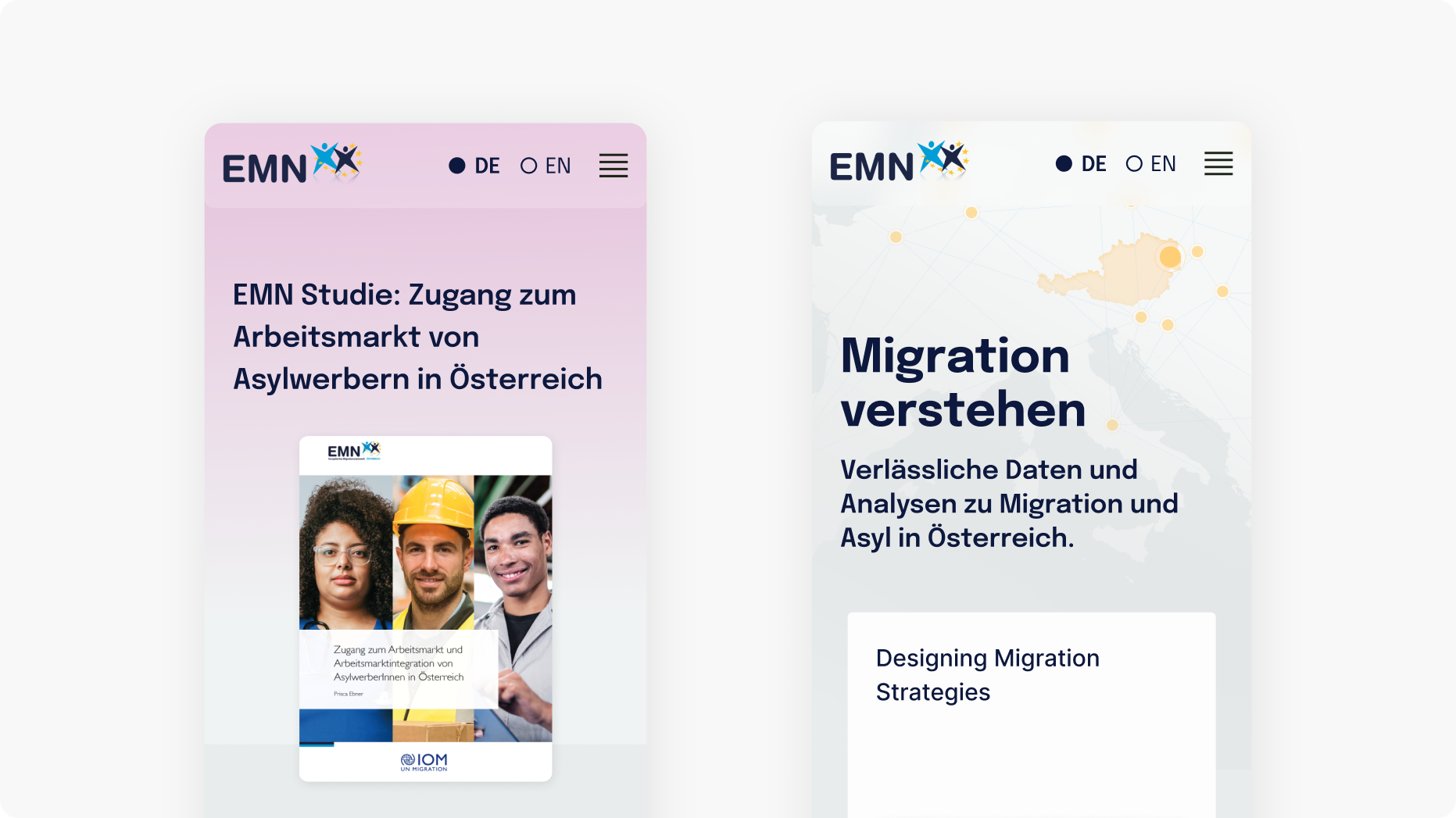 A old and a new version of the same interface