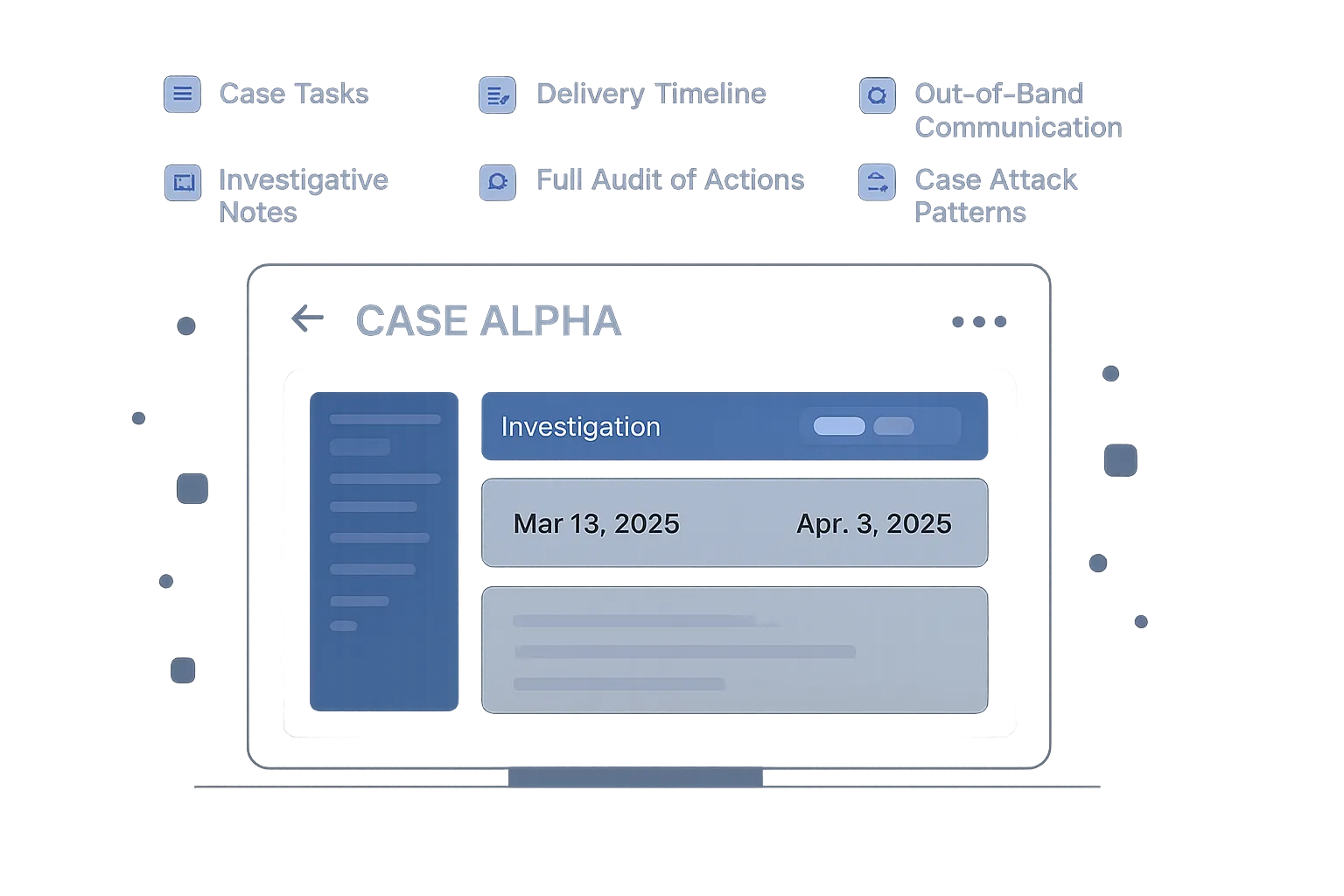 Transparent case management dashboard for breach response tracking