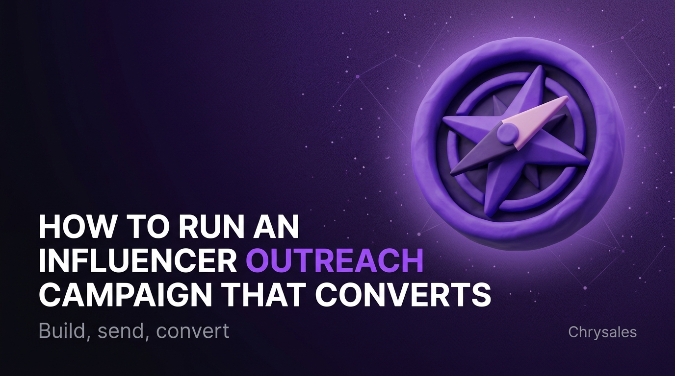 Premium B2B blog featured image for influencer outreach campaign strategy guide