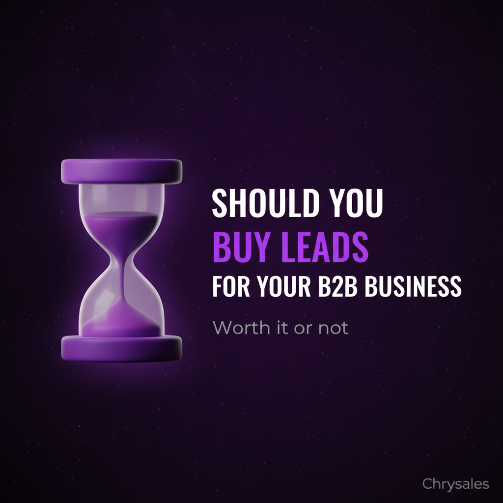 Premium B2B guide on whether buying leads is worth it for sales
