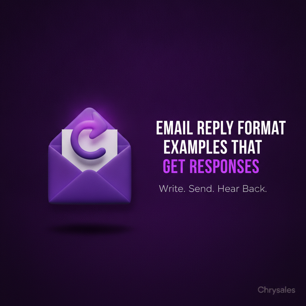 Featured image for email reply format examples that get B2B responses