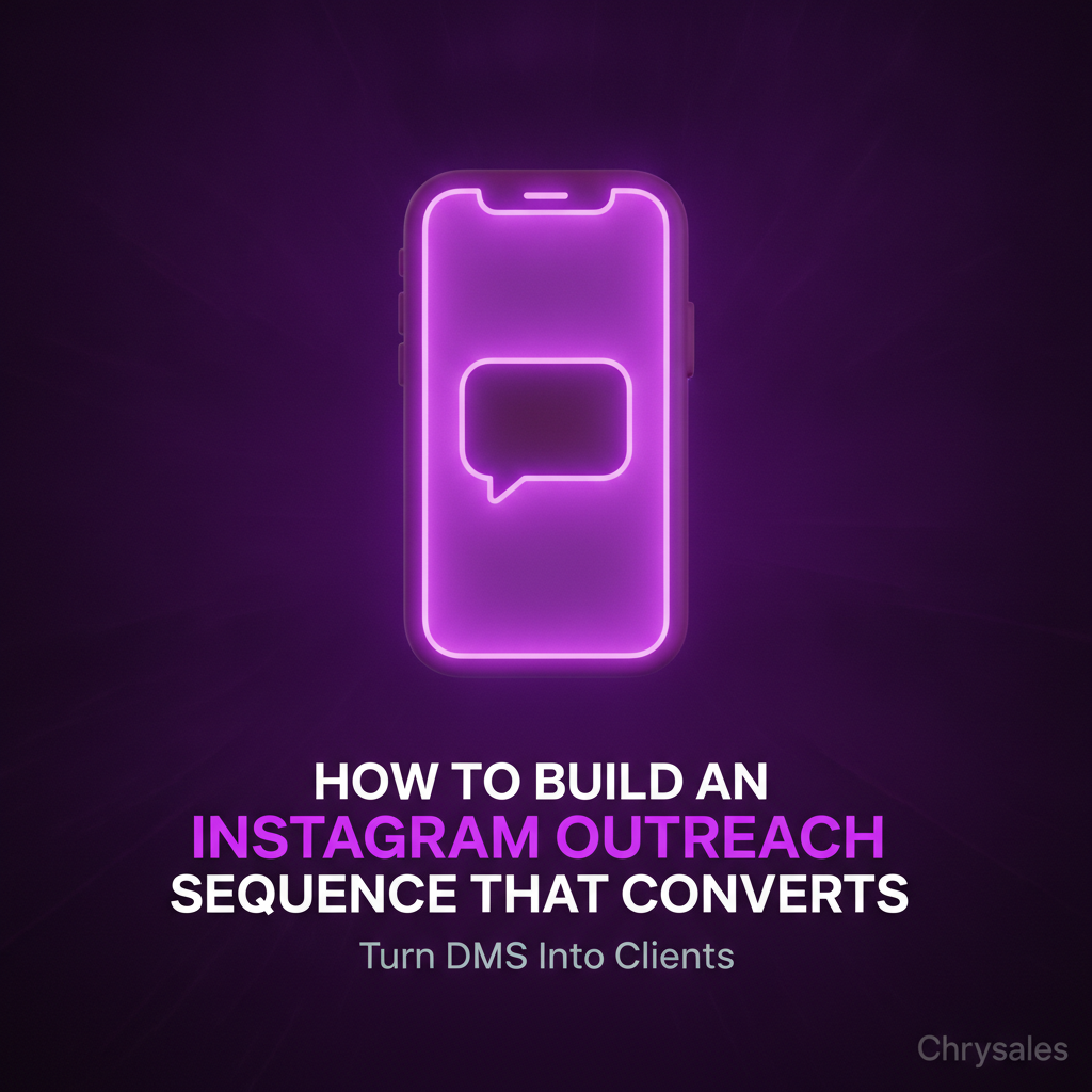 Premium featured image for Instagram outreach sequence guide for B2B sales