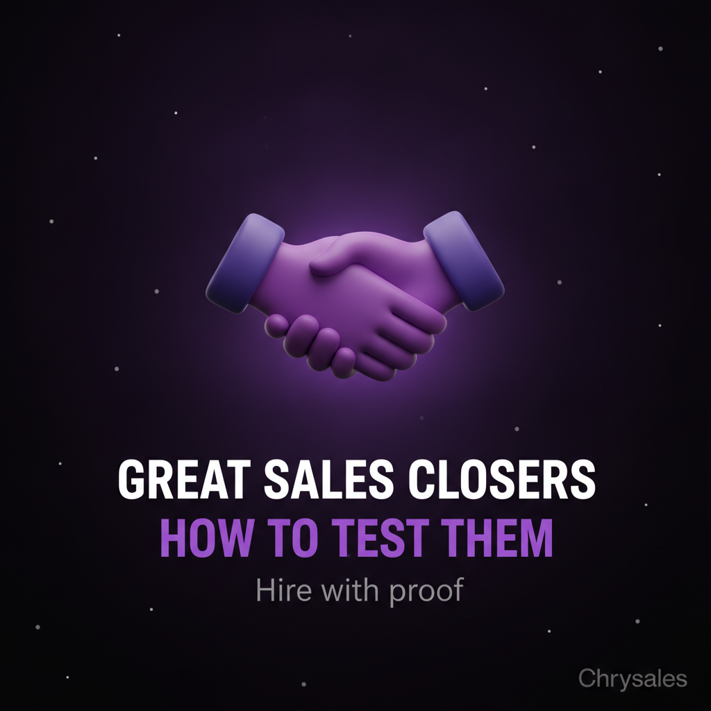 Premium B2B featured image showing five qualities great sales closers must have