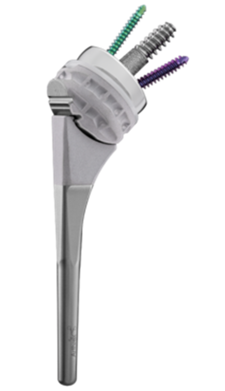 Reverse shoulder replacement implant design