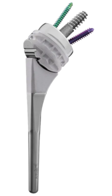 Reverse shoulder replacement implant design