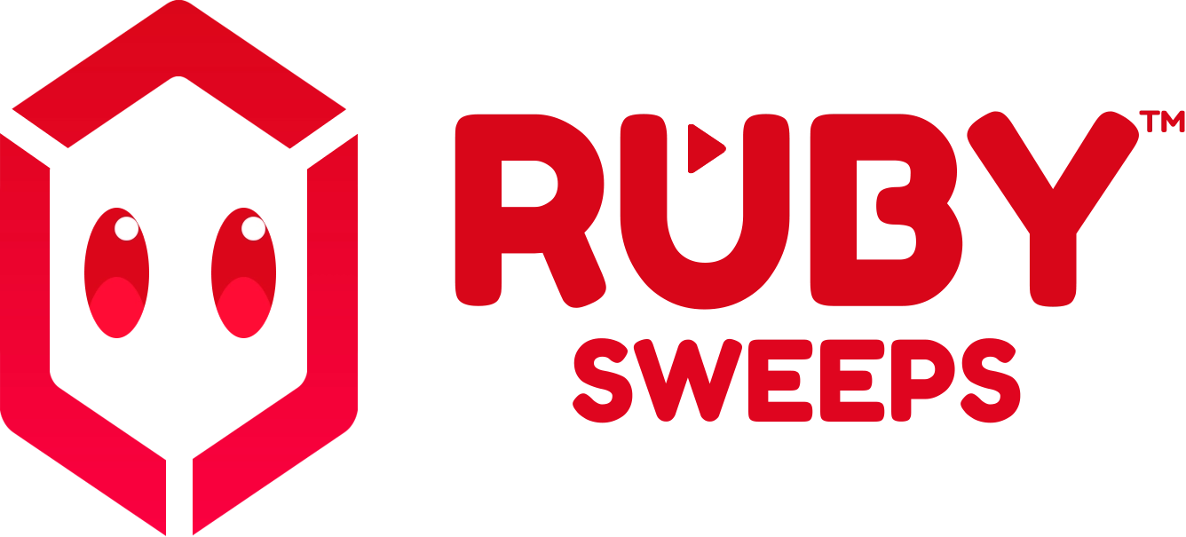 Official Ruby Sweeps logo, the premier destination for social casino slots, live bingo, and sweepstakes rewards.
