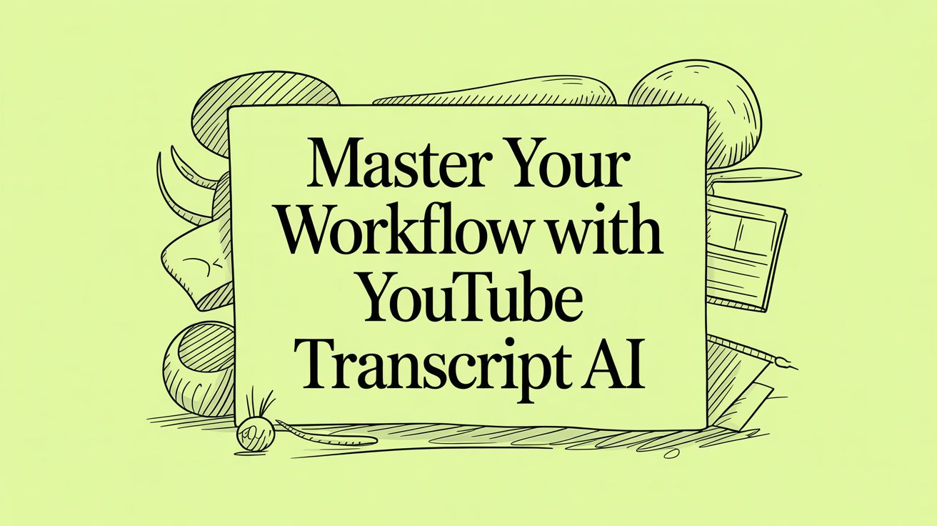 Master Your Workflow with YouTube Transcript AI