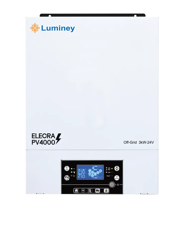 Luminey Elecra PV4000 off-grid solar inverter, 3kW 24V, with LCD control panel