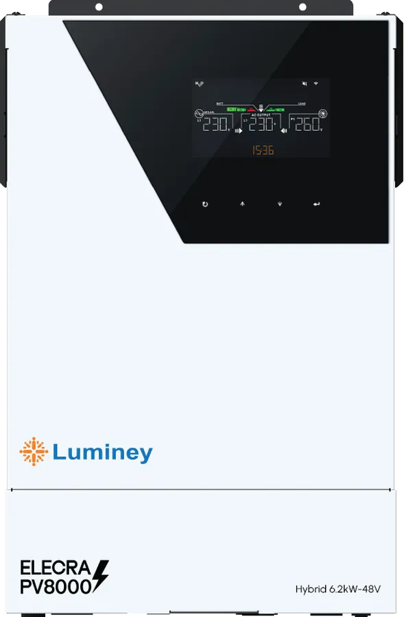 Luminey Elecra PV8000 hybrid solar inverter