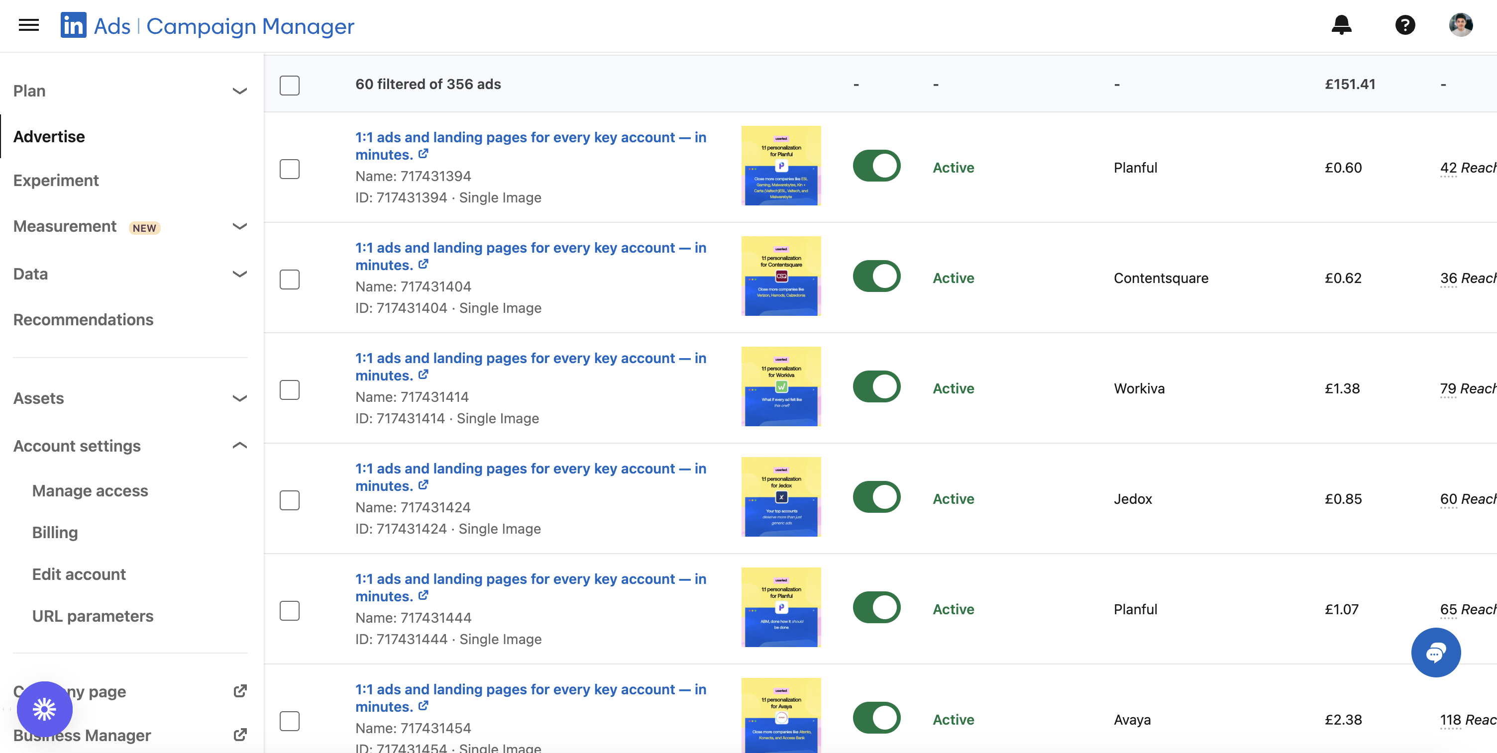 ABM LinkedIn Ads