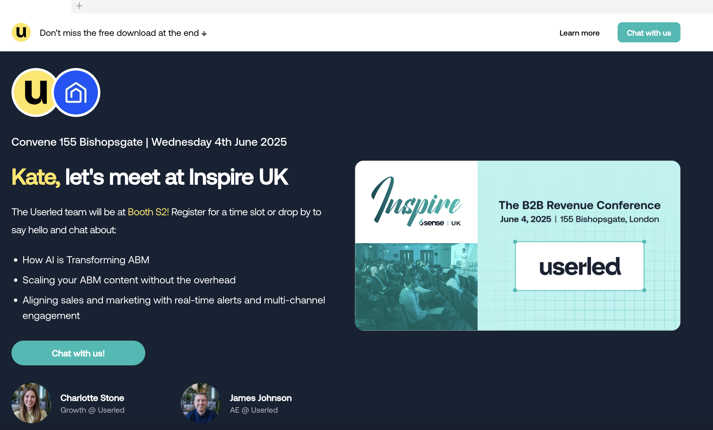ABM Event Invites