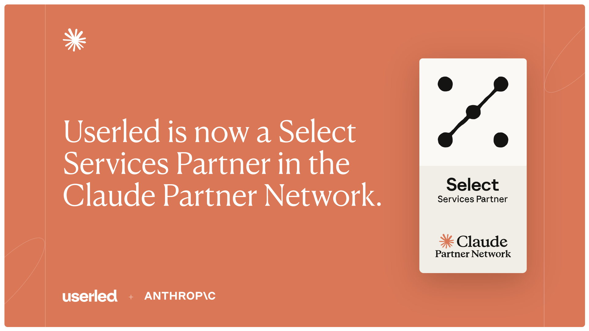 Userled is now a Claude Select Partner