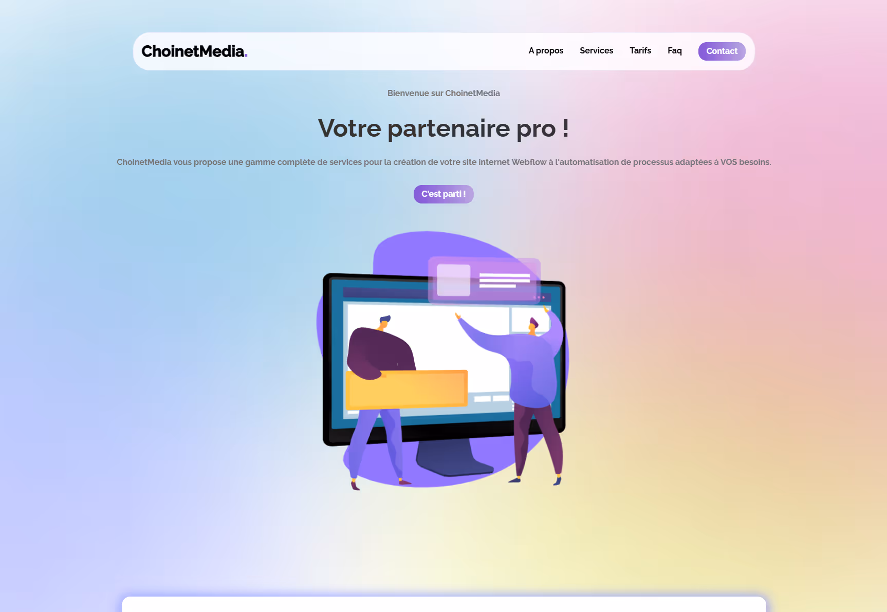 Image représentant le site ChoinetMedia.com créé par ChoinetMedia