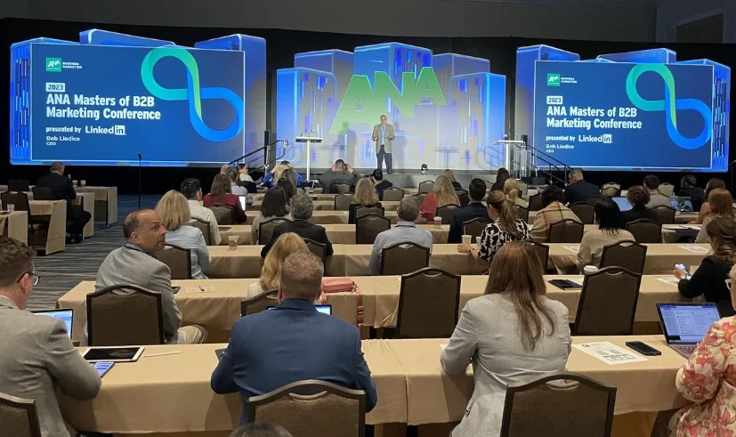 Conference hall at ANA Masters of B2B Marketing