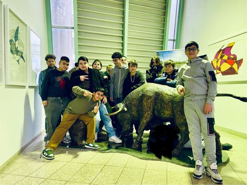 Besuch bei der Sparkasse