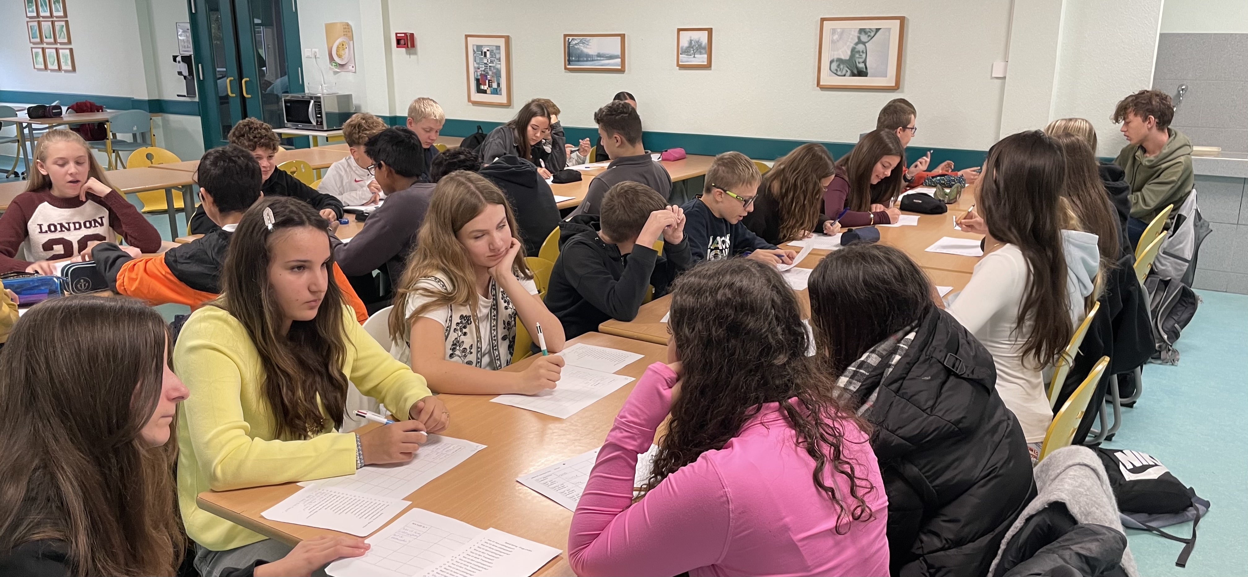Petit-déjeuner au collège 