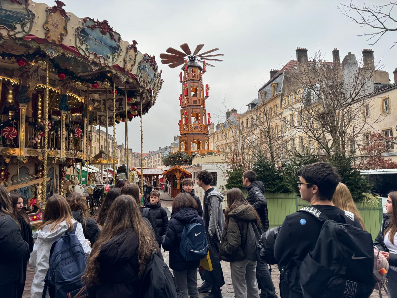 Centre Pompidou und Weihnachtsmarkt 