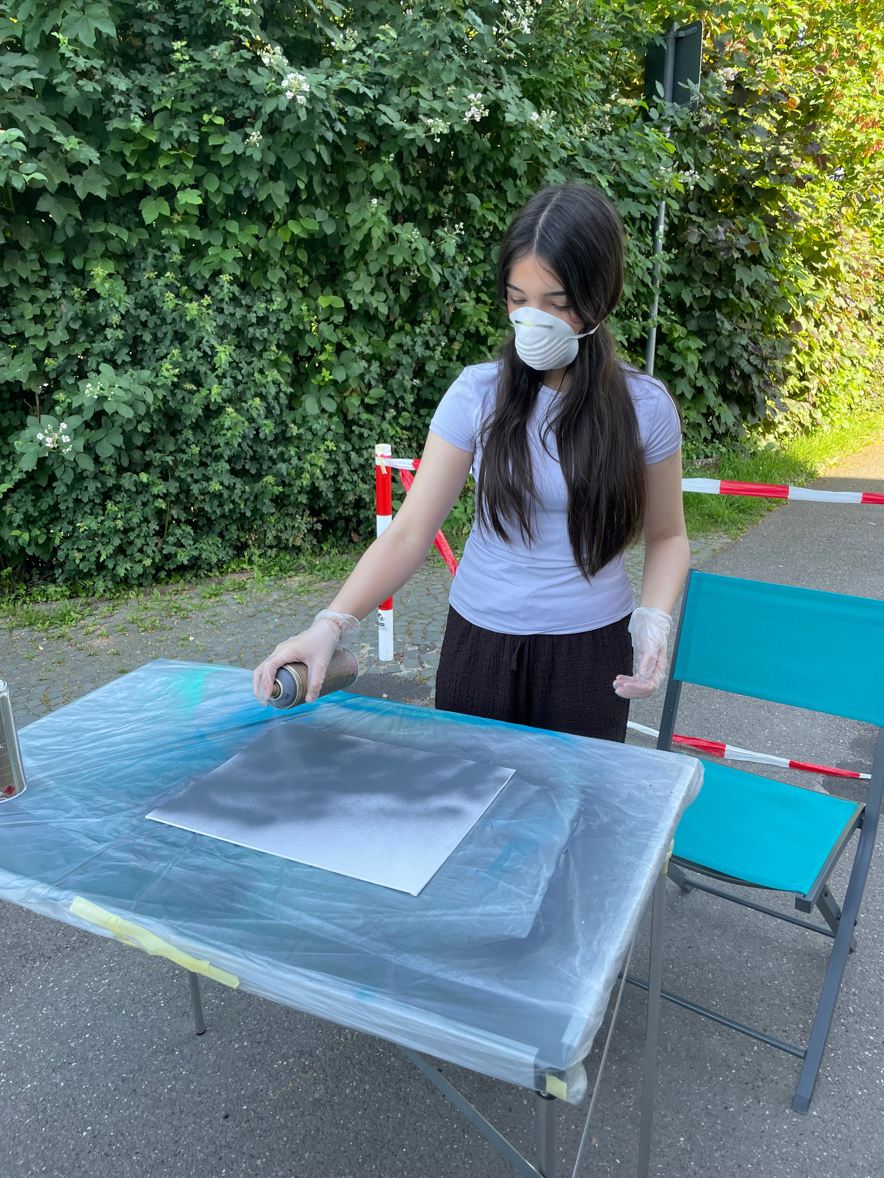 Graffiti Projekt im Rahmen des bilingualen Kunstunterrichts