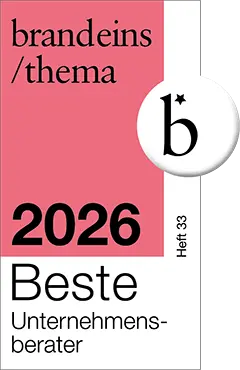brandeins "Beste Unternehmensberater 2025"