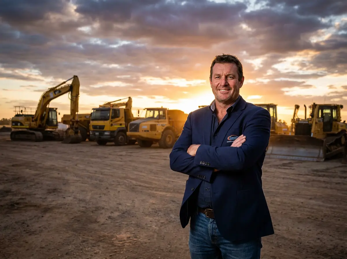 Australian small business owner with construction equipment fleet β equipment finance and business loans Gold Coast