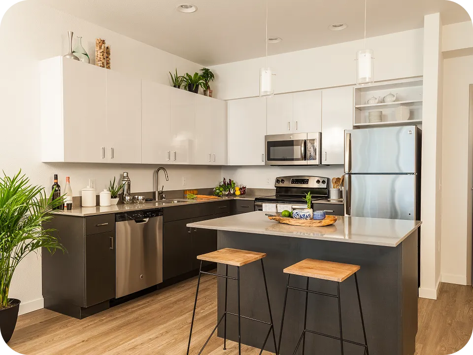 3D scene kitchen