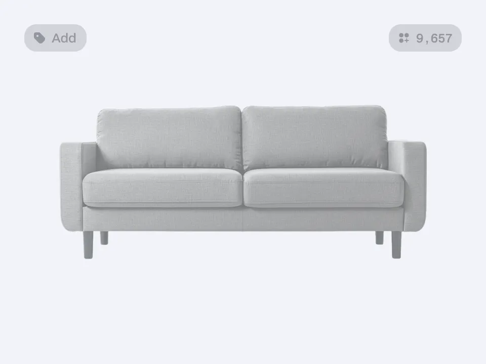 3D model of a sofa