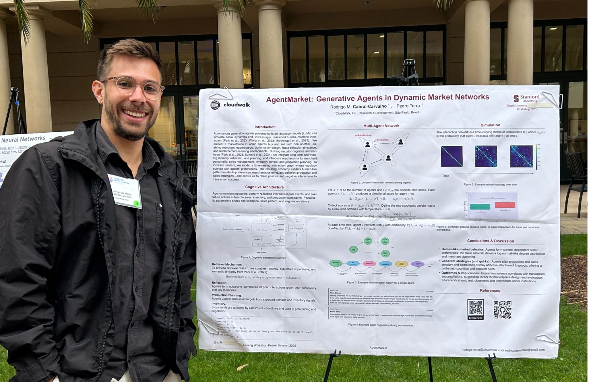 Brazilian AI Researcher From CloudWalk Unveils Multi-Agent Marketplace Simulation at Stanford
