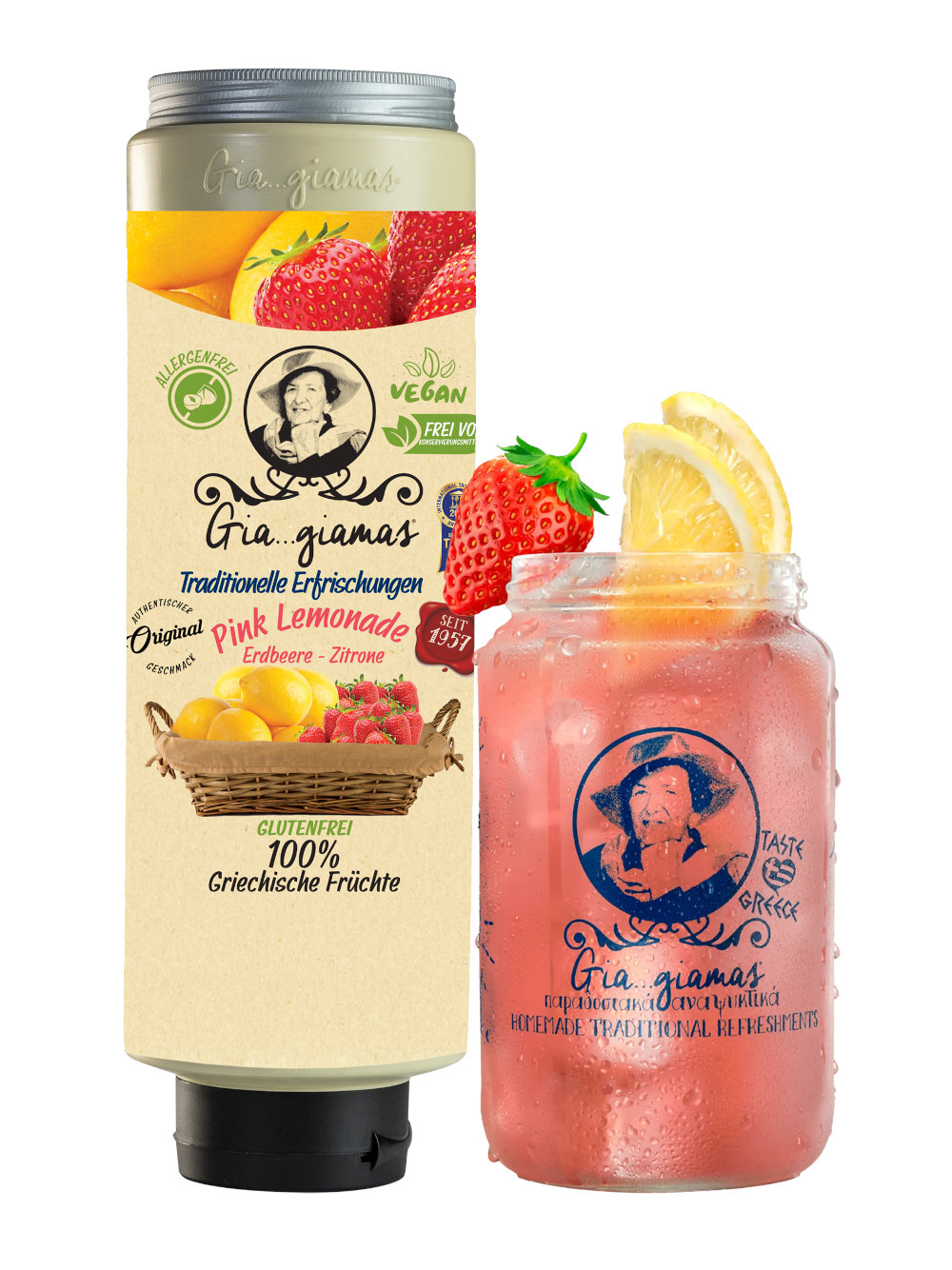 Produktbild GiaGiamas Erdbeere-Zitrone