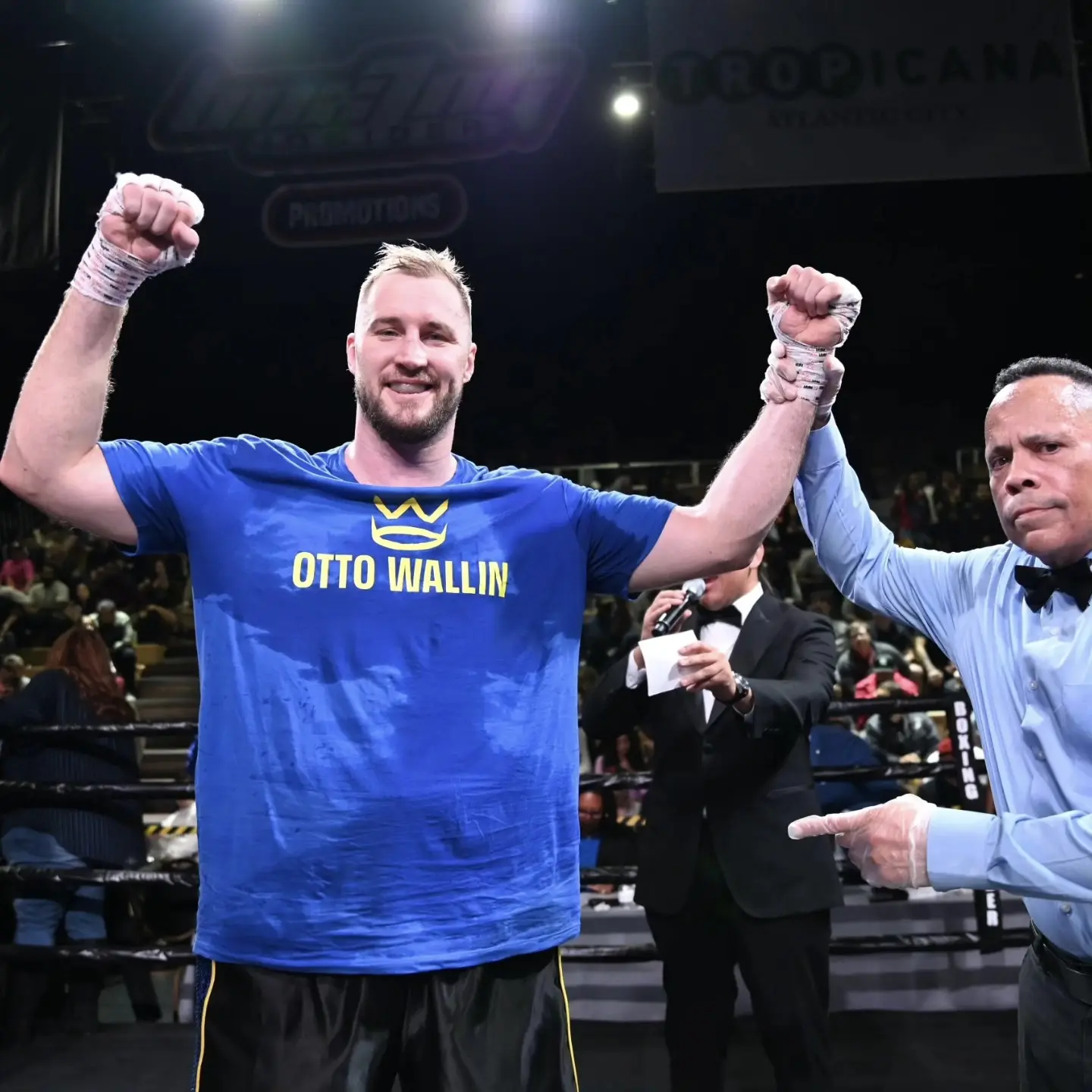 At the Tropicana in Atlantic City, Otto Wallin scored a quick KO2 over Chris Thomas, showing sharp form in his first fight since the Chisora loss.