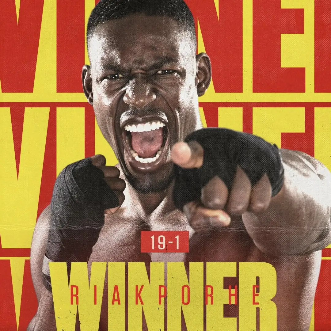 Richard Riakporhe made a statement at heavyweight, stopping the unbeaten Tommy Welch in Round 2.