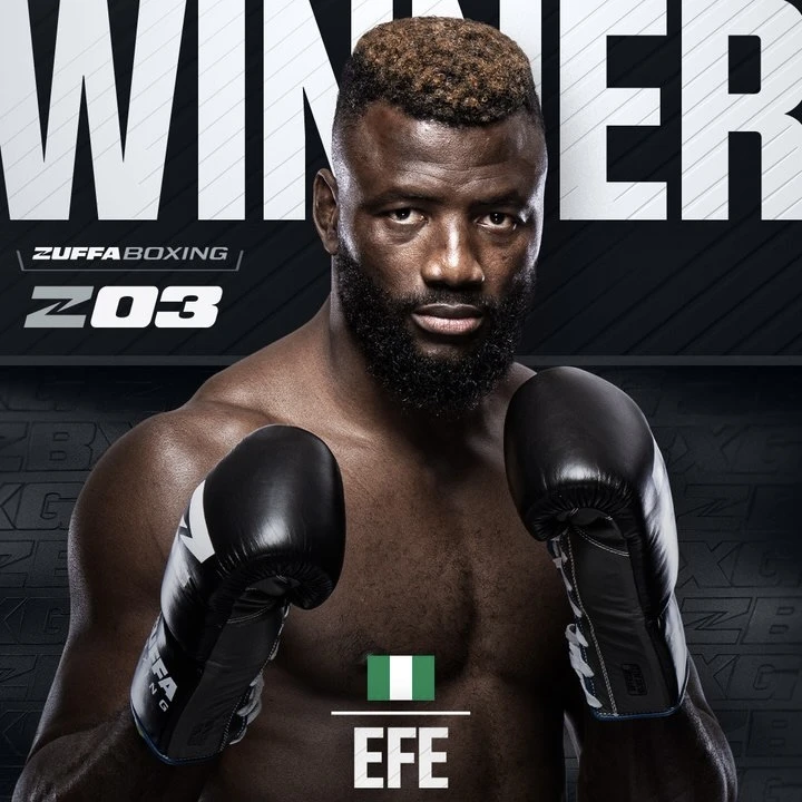 Efe Ajagba weathers early trouble before stopping former champion Charles Martin in Round 4 on Sunday night in Las Vegas.