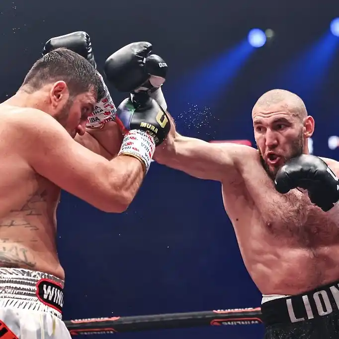 Russian heavyweight Arslan Yallyev impressed with a third-round TKO victory over unbeaten Murad Khalidov at IBA PRO 19.