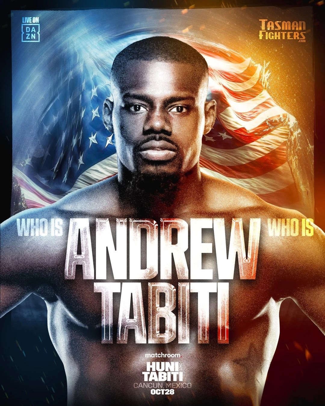 Historical Justis Huni versus Andrew Tabiti event image.