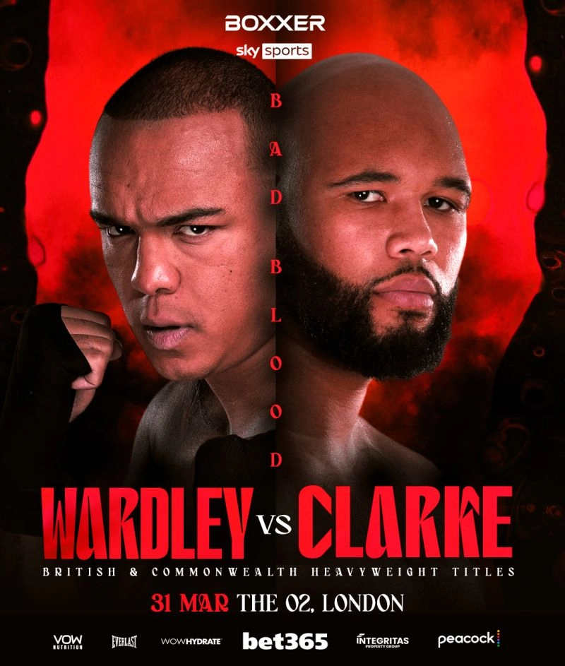 Fabio Wardley and Frazer Clarke poster for March 31 at The O2 in London.
