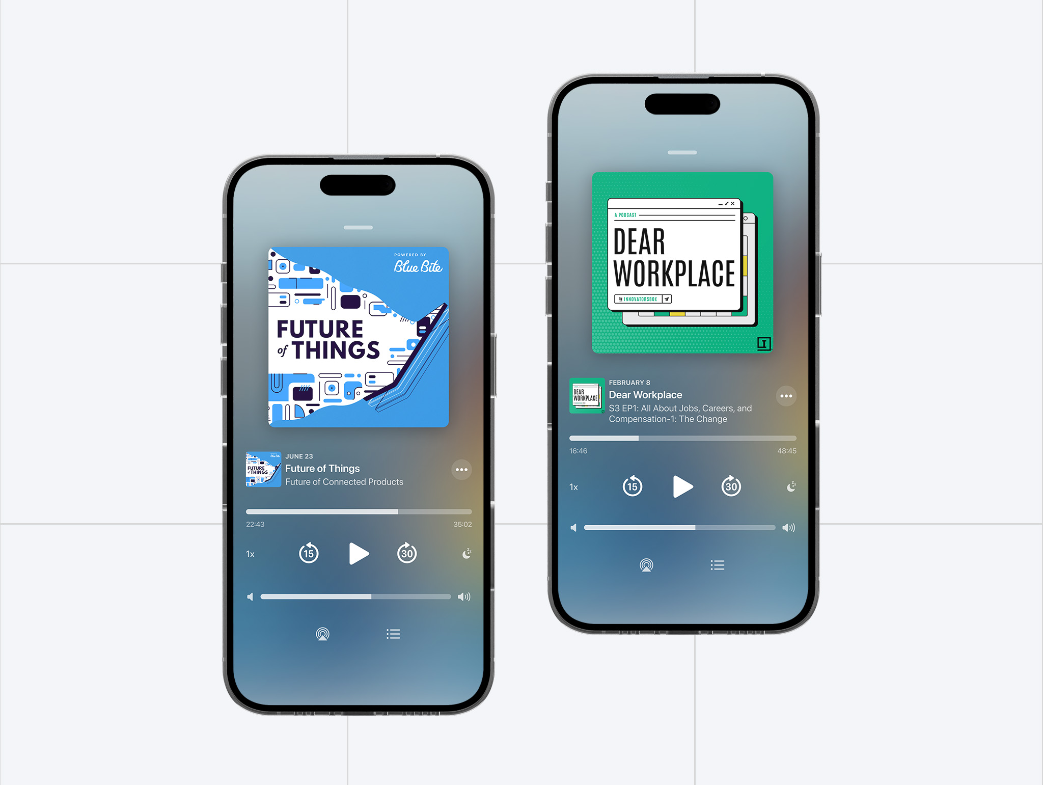 From Brief to Brand: Visual Identity for Two Podcast Series
