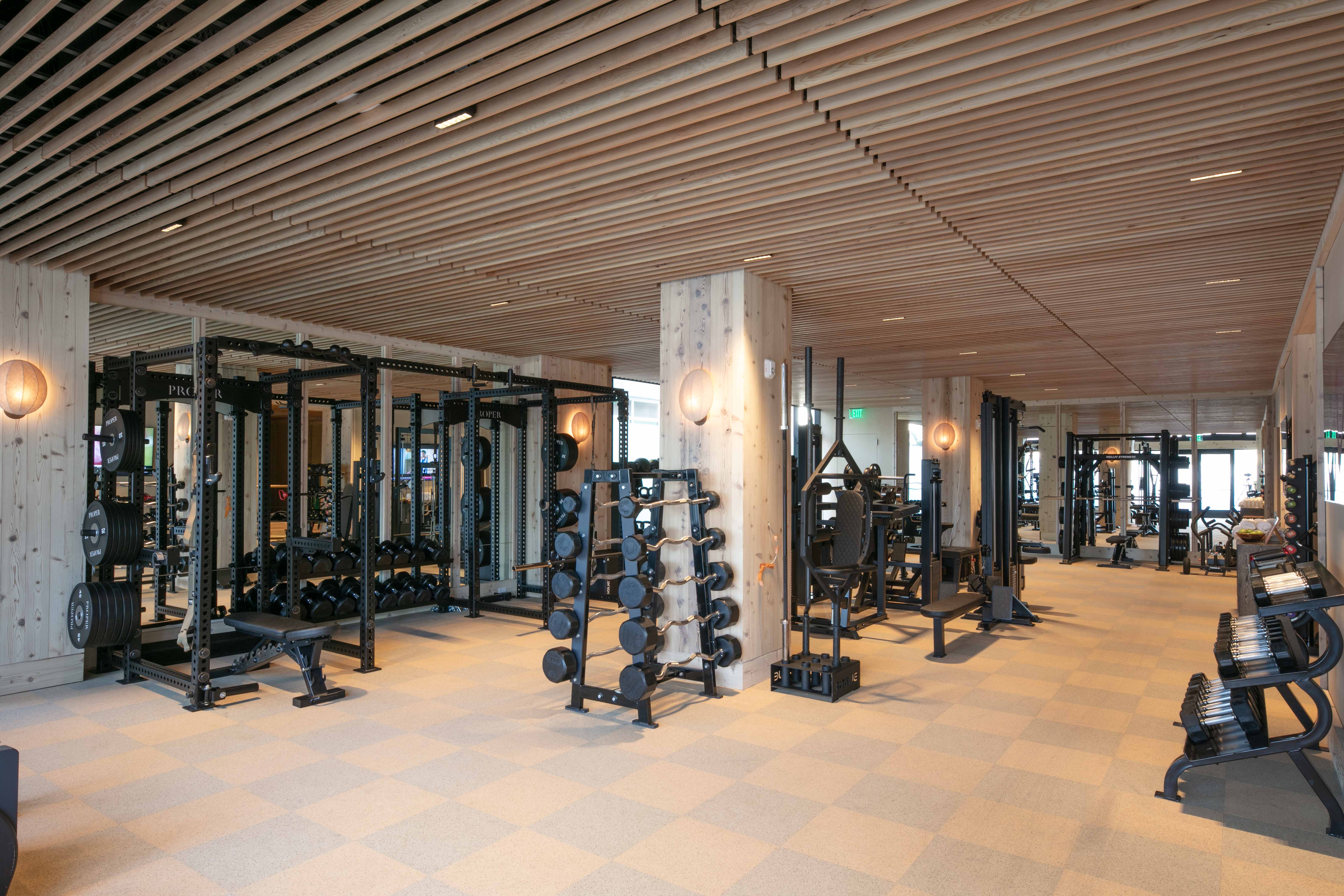 Santa Monica Proper Hotel hotel gym design by SPX Gym Design