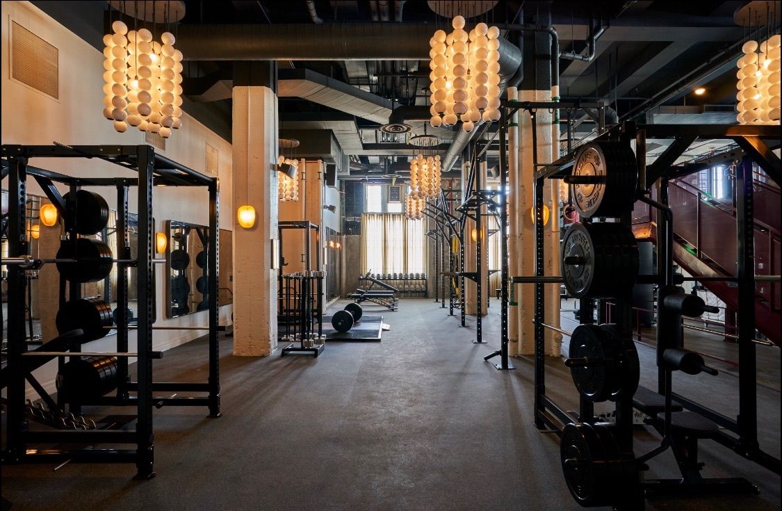 Soho House Downtown Los Angeles private club gym design by SPX Gym Design
