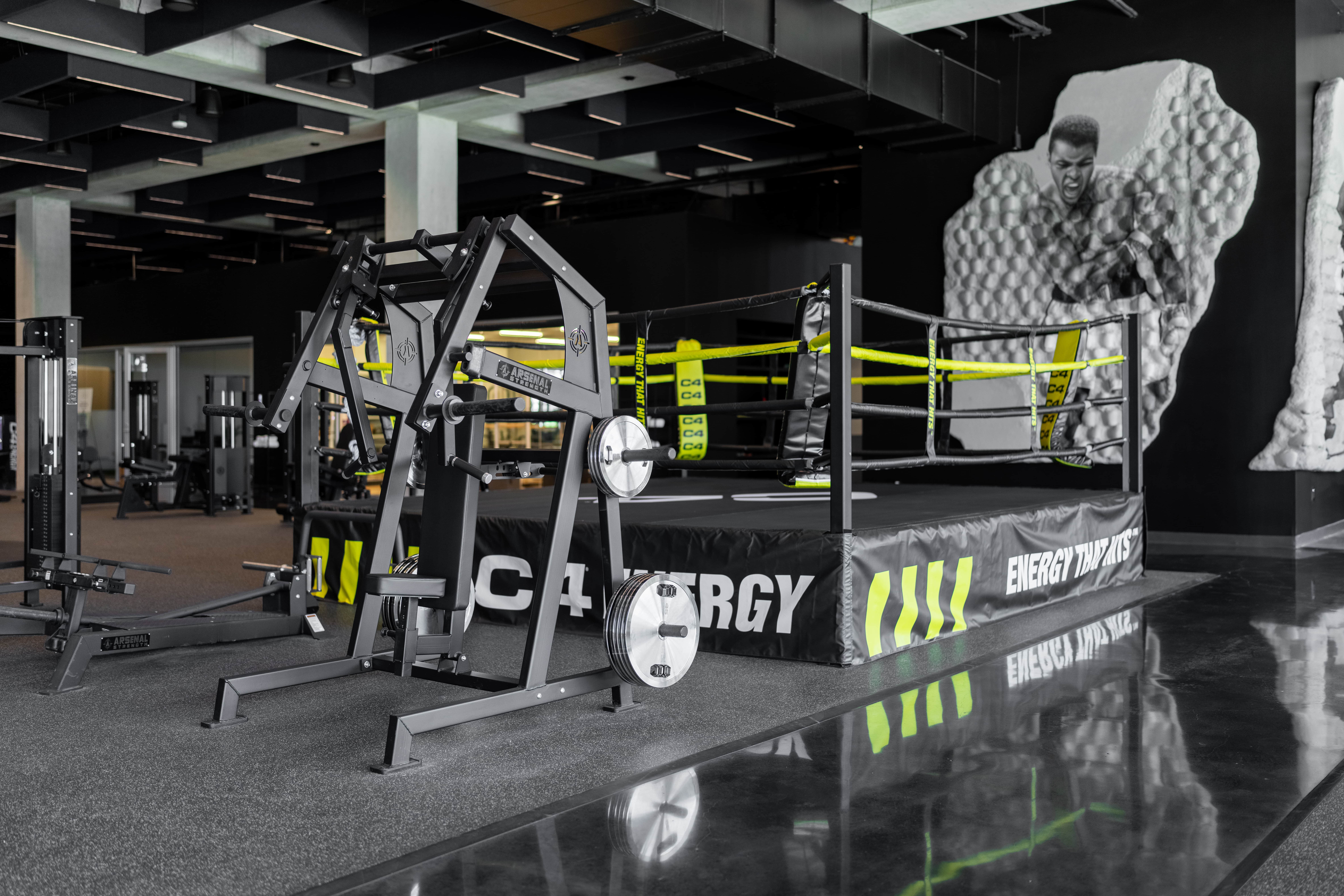 Nutrabolt / C4 Energy HQ corporate gym design gallery — by SPX Gym Design