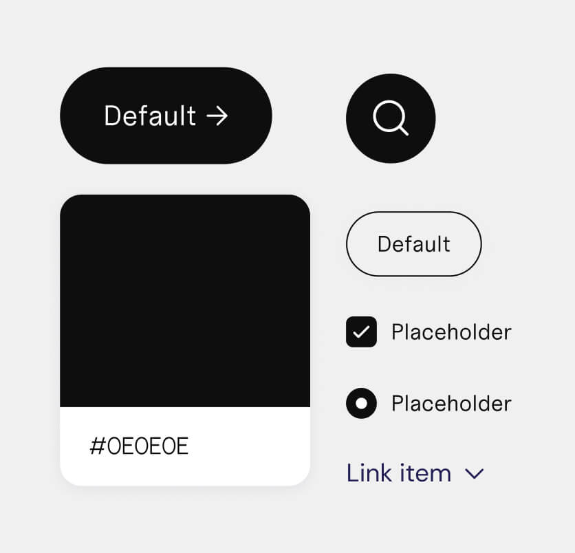 Styles & Symbols - Commerce X Webflow Template