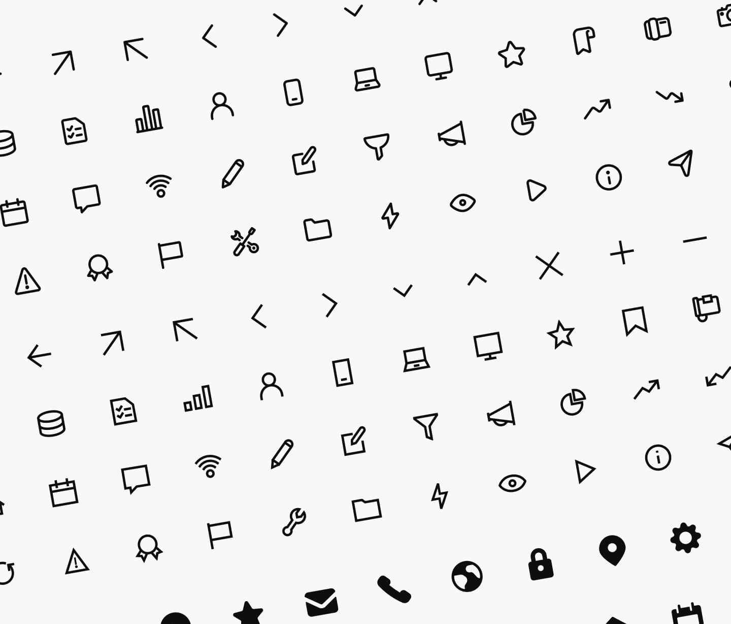 Custom Icon Set - Commerce X Webflow Template